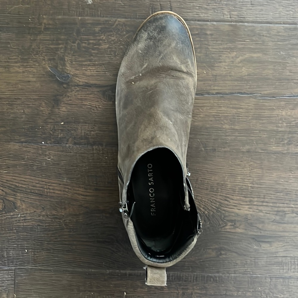 Franco Sarto Brown Booties Size 9